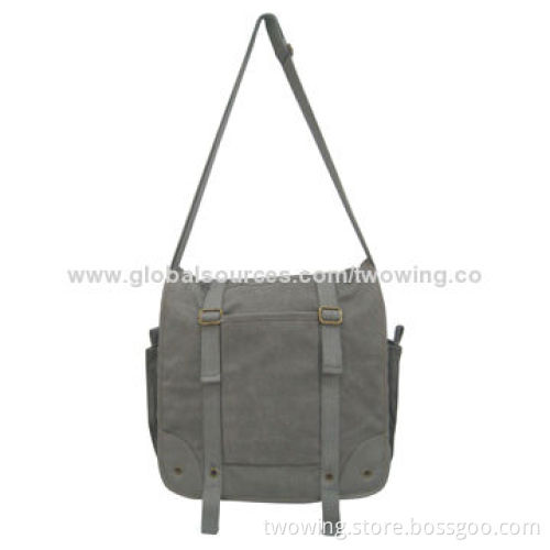Small Post Bag with 10N Cotton Canvas Fabric